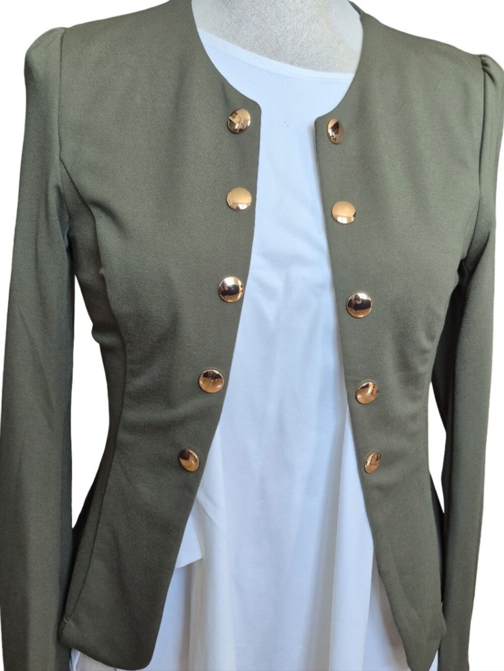 NWT Halara Round Neck Open Front Womens Jacket Size Small